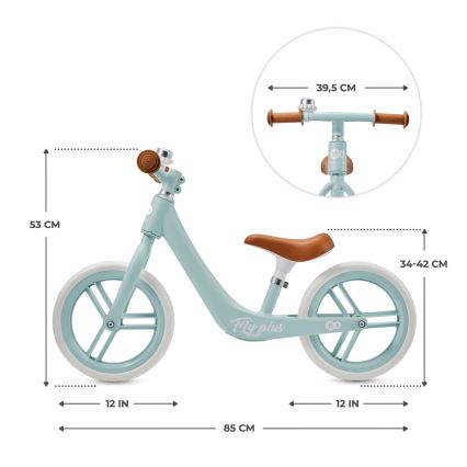 KINDERKRAFT - Jooksuratas FLY PLUS Baby sinine