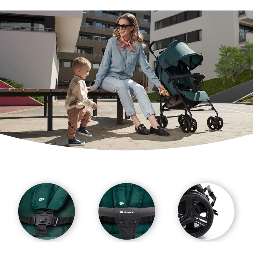 KINDERKRAFT - Käru TIK Green mets
