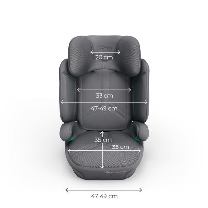 KINDERKRAFT - Kokkupandav laste turvatool XPAND 2 PRO 100-150 cm hall