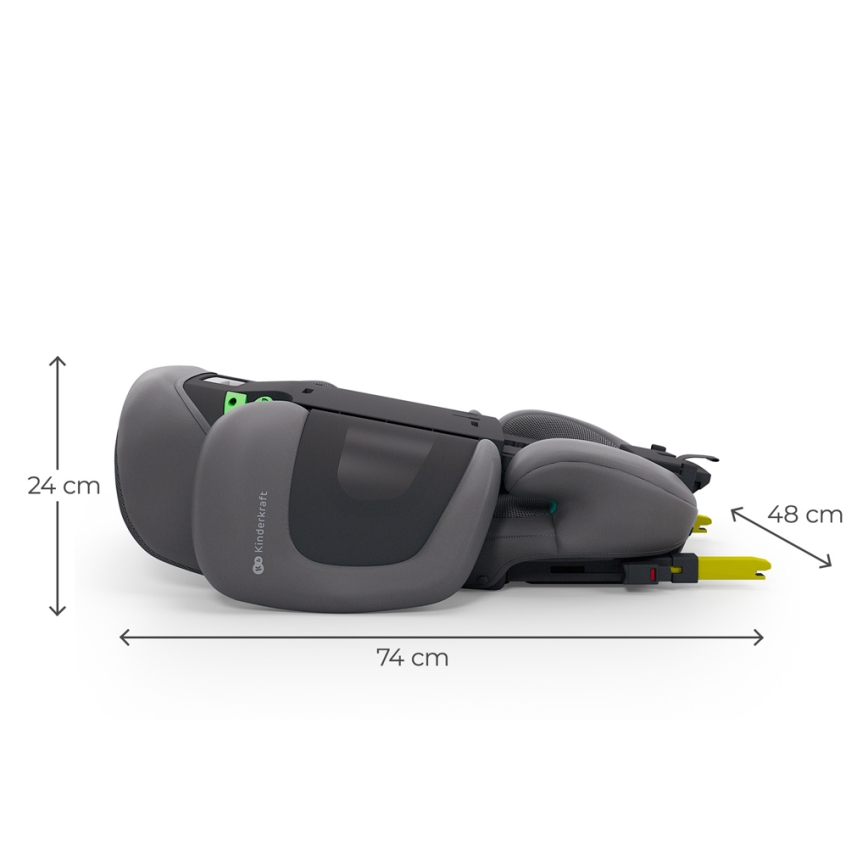 KINDERKRAFT - Kokkupandav laste turvatool XPAND 2 PRO 100-150 cm hall