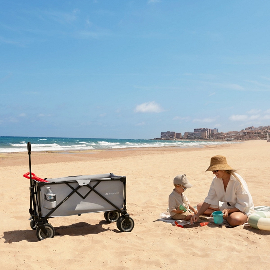 KINDERKRAFT - kokkupandav veokäru WAGON ROLLSTER, hall