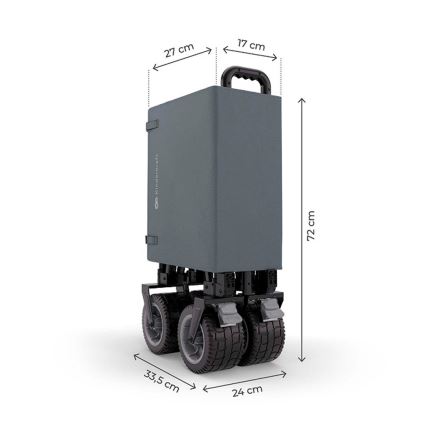 KINDERKRAFT - kokkupandav veokäru WAGON ROLLSTER, hall
