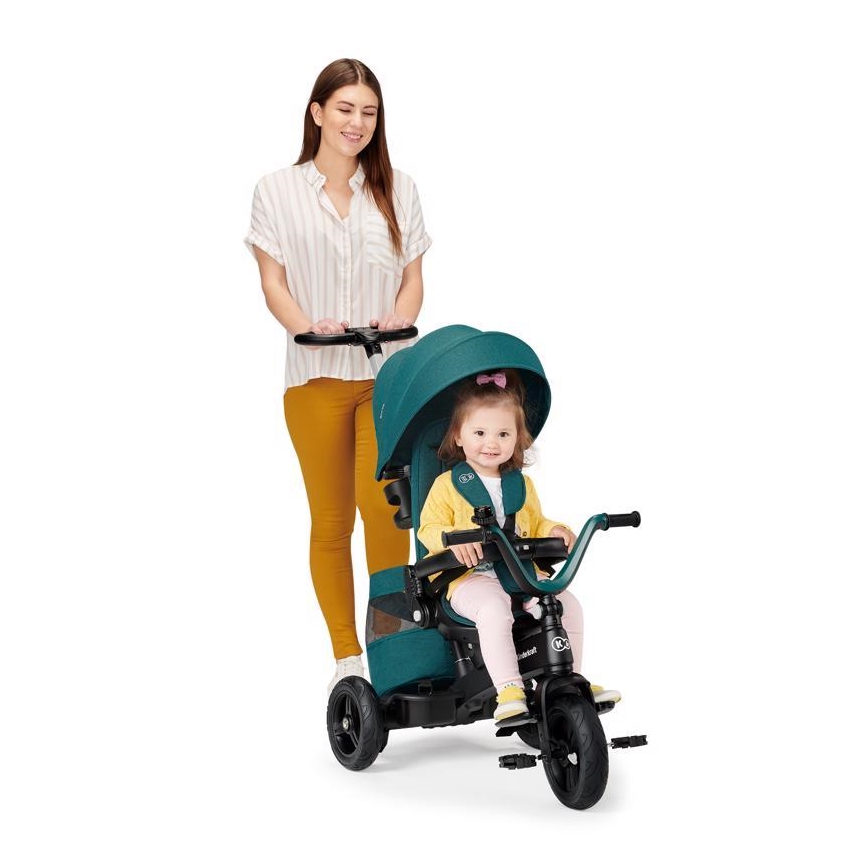 KINDERKRAFT - Kolmerattaline 5v1 EASYTWIST roheline/must