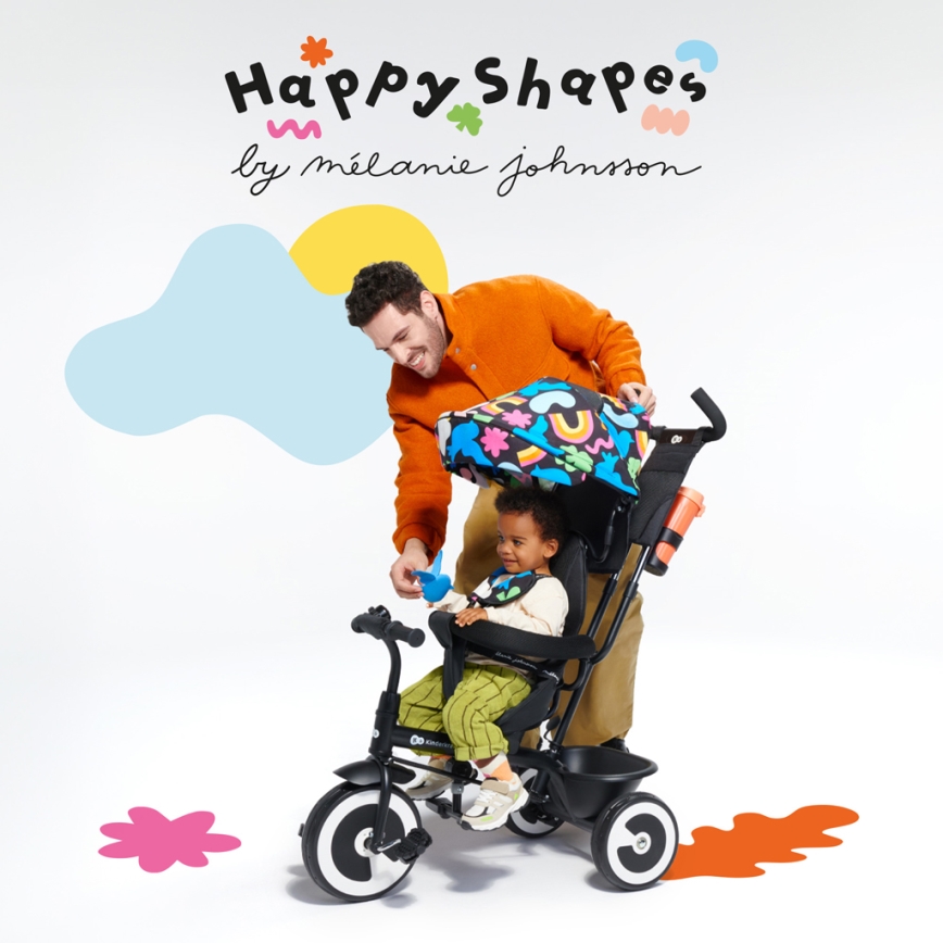 KINDERKRAFT - Kolmerattaline ASTON Happy shapes