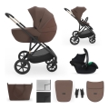 KINDERKRAFT - Kombineeritud 3-ühes jalutuskäru PRIME 3 Velvet Mocca