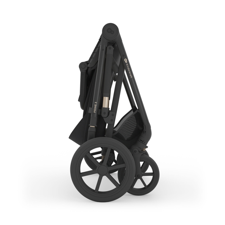 KINDERKRAFT - Kombineeritud jalutuskäru 3-ühes PRIME 3 Venezian must