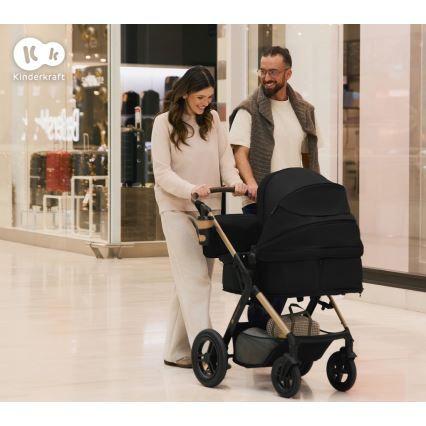 KINDERKRAFT - Kombineeritud jalutuskäru 3‑ühes MOOV 2 XL Air Grey