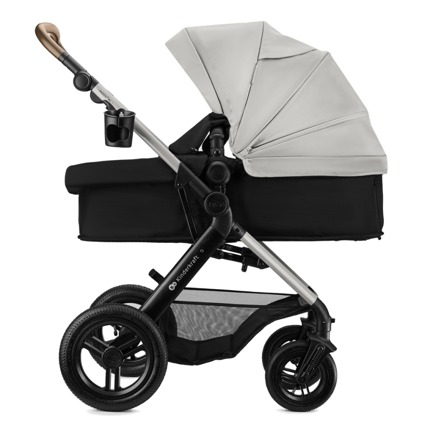 KINDERKRAFT - Kombineeritud jalutuskäru 3‑ühes MOOV 2 XL Air Grey