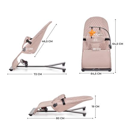 KINDERKRAFT - Lamamistool MIMI roosa