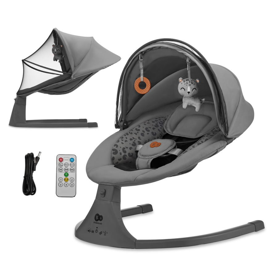 KINDERKRAFT - Lamamistool muusikaga 2in1 LUMI 4xAAA tume
