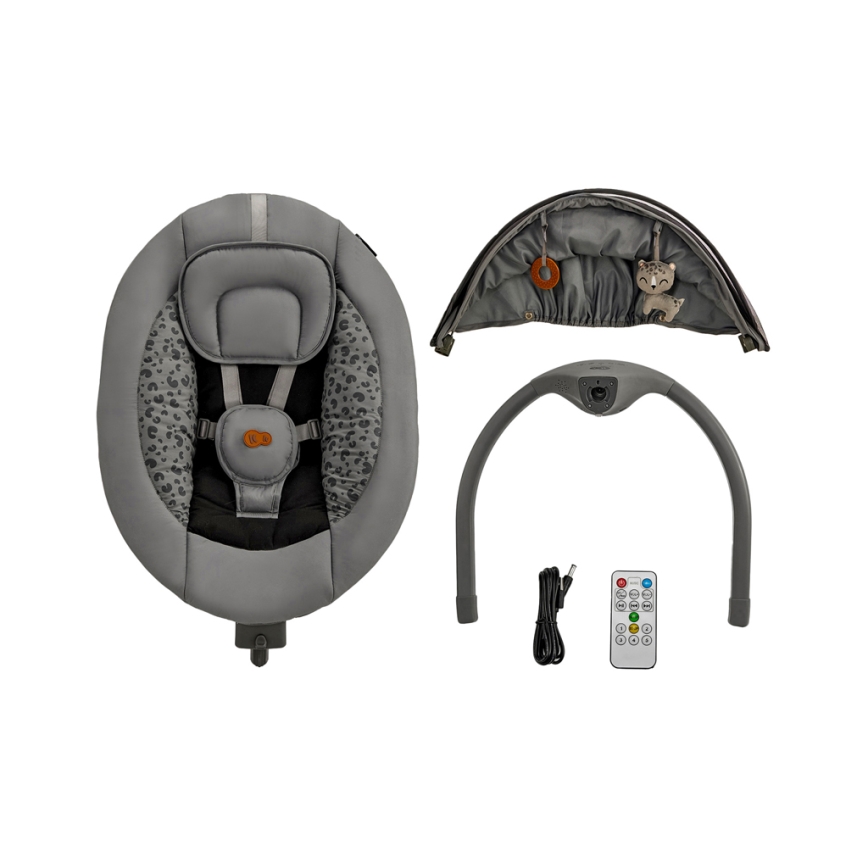 KINDERKRAFT - Lamamistool muusikaga 2in1 LUMI 4xAAA tume