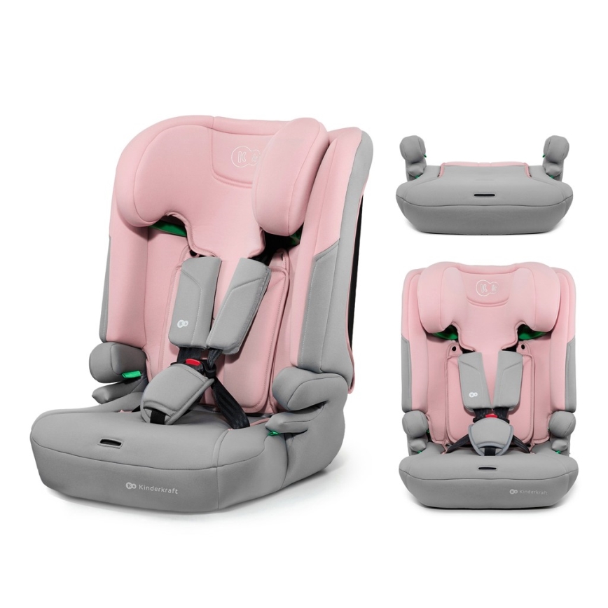 KINDERKRAFT - Laste turvatool I-COMFY i-Size 76-150 cm roosa