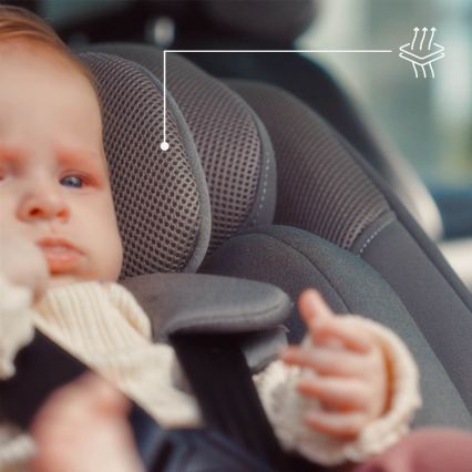 KINDERKRAFT - Laste turvatool I-GUARD i-Size 40-105 cm hall