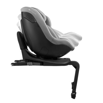 KINDERKRAFT - Laste turvatool pööratava alusega I-GUARD i-Size 40-105 cm hall