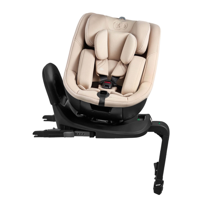 KINDERKRAFT - Pööratava alusega turvatool I-GUARD i-Size 40-105 cm beež
