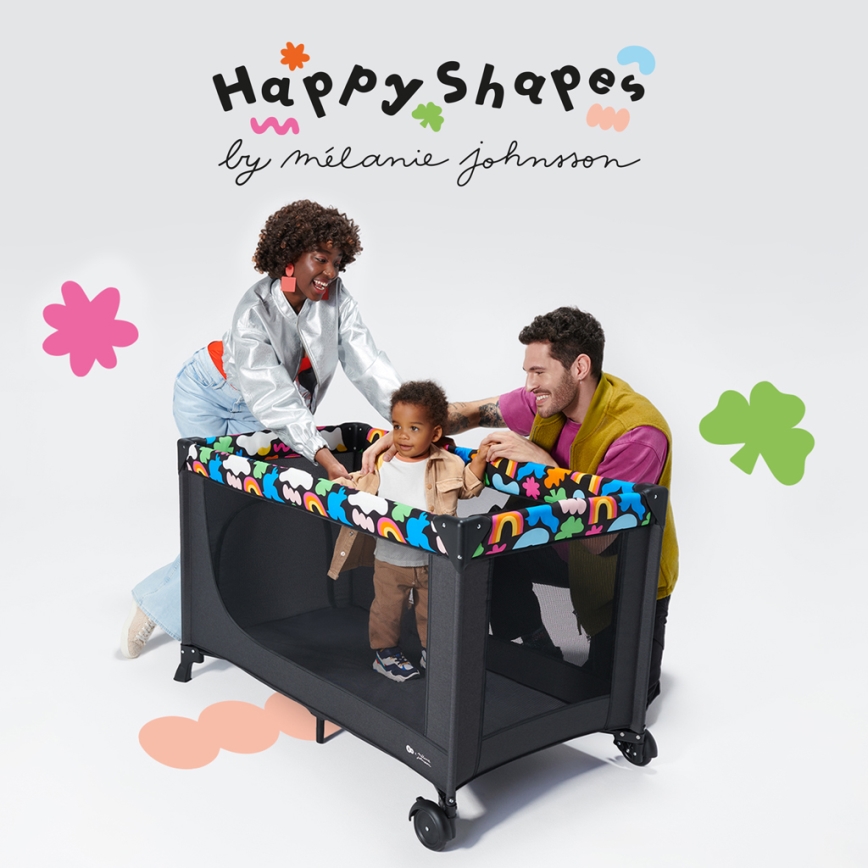 KINDERKRAFT - Reisivoodi JOY 2 Happy shapes