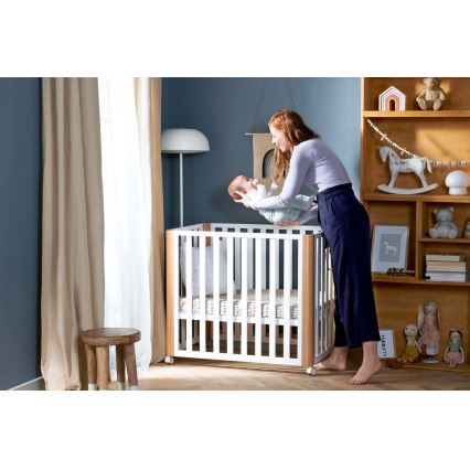 KINDERKRAFT SELECT - 4-ühes beebivoodi KOYA Premium pöök/mänd