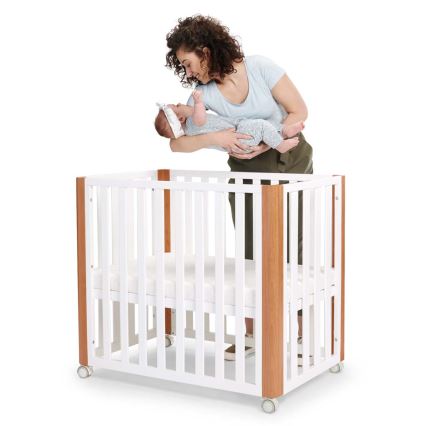 KINDERKRAFT SELECT - 4-ühes beebivoodi KOYA Premium pöök/mänd