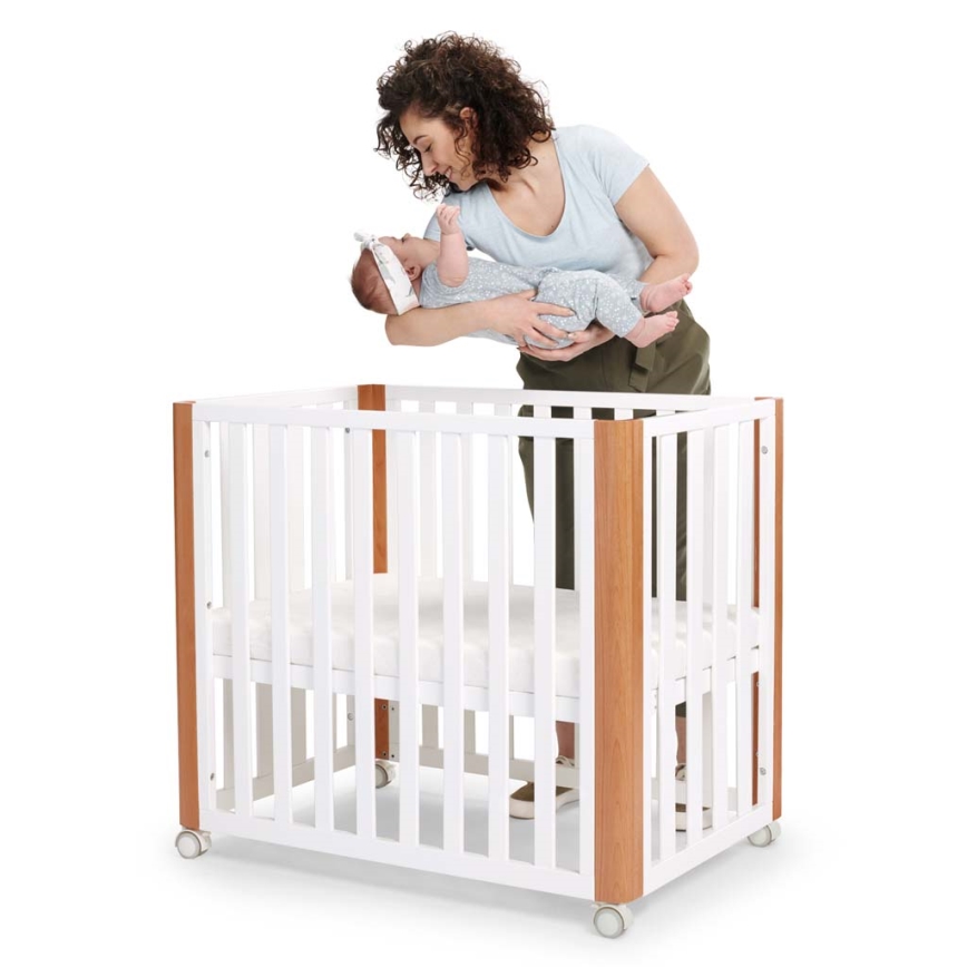 KINDERKRAFT SELECT - 4-ühes beebivoodi KOYA Premium pöök/mänd