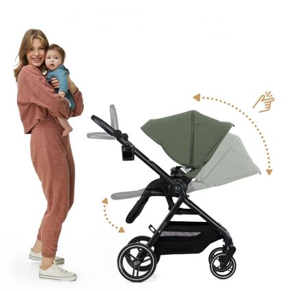 KINDERKRAFT SELECT - Käru 2in1 YOXI Mystic roheline