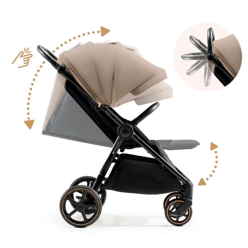 KINDERKRAFT SELECT - Käru MITZY Linen beež