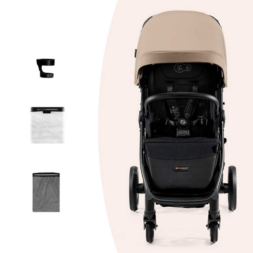 KINDERKRAFT SELECT - Käru MITZY Linen beež