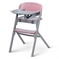 KINDERKRAFT SELECT - Laste söögitool 3-ühes LIVY Premium Aster pink