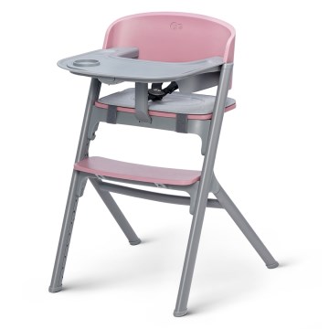 KINDERKRAFT SELECT - Laste söögitool 3-ühes LIVY Premium Aster roosa