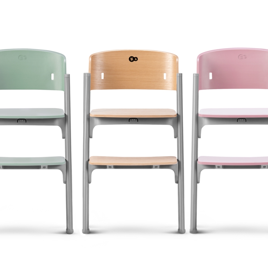 KINDERKRAFT SELECT - Laste söögitool 3-ühes LIVY Premium Olive green