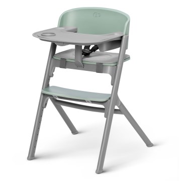 KINDERKRAFT SELECT - Laste söögitool 3-ühes LIVY Premium Olive roheline