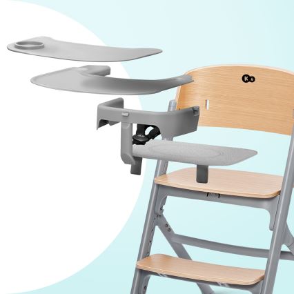 KINDERKRAFT SELECT - Laste söögitool 3-ühes LIVY Premium tamm