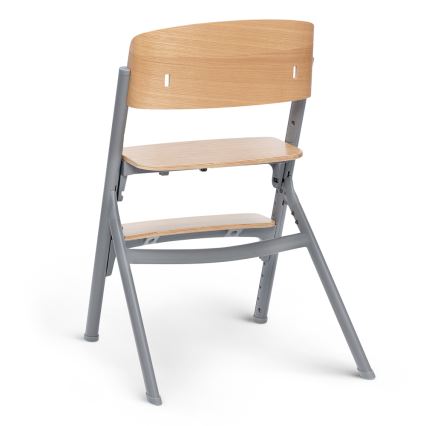 KINDERKRAFT SELECT - Laste söögitool 3-ühes LIVY Premium tamm + lamamistool CALMEE