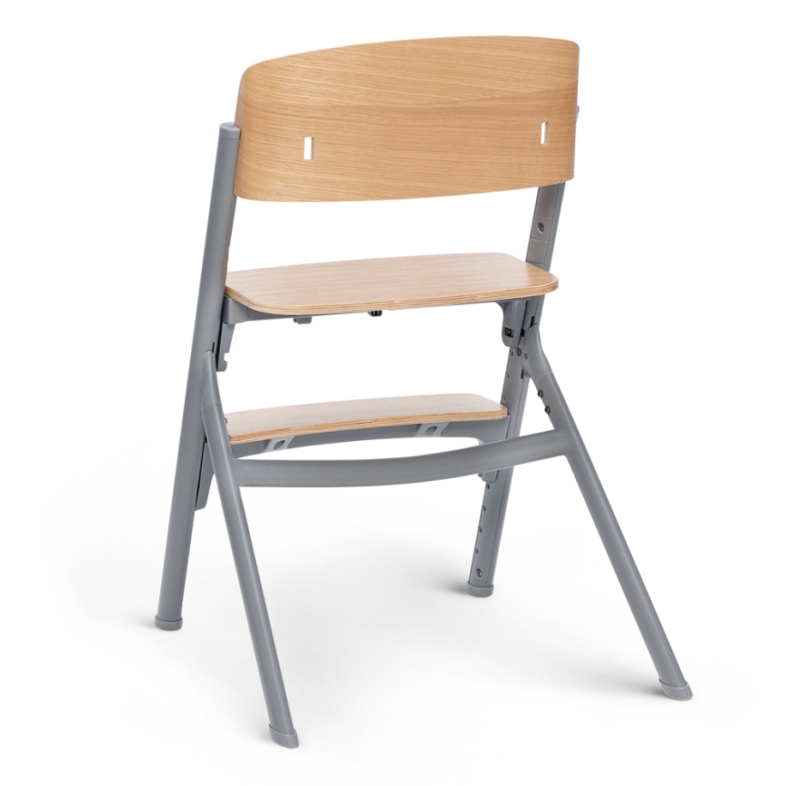 KINDERKRAFT SELECT - Laste söögitool 3-ühes LIVY Premium tamm + lamamistool CALMEE