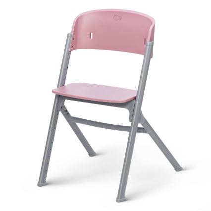 KINDERKRAFT SELECT - Laste söögitool 3-ühes LIVY Premium Aster roosa + lamamistool CALMEE
