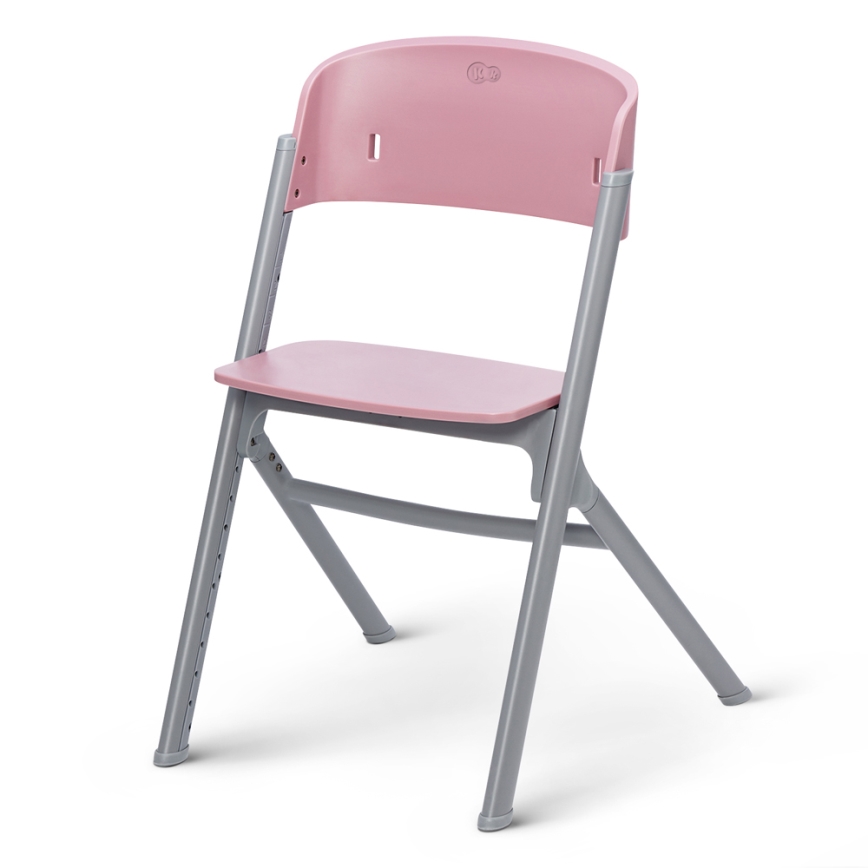 KINDERKRAFT SELECT - Laste söögitool 3-ühes LIVY Premium Aster roosa + lamamistool CALMEE