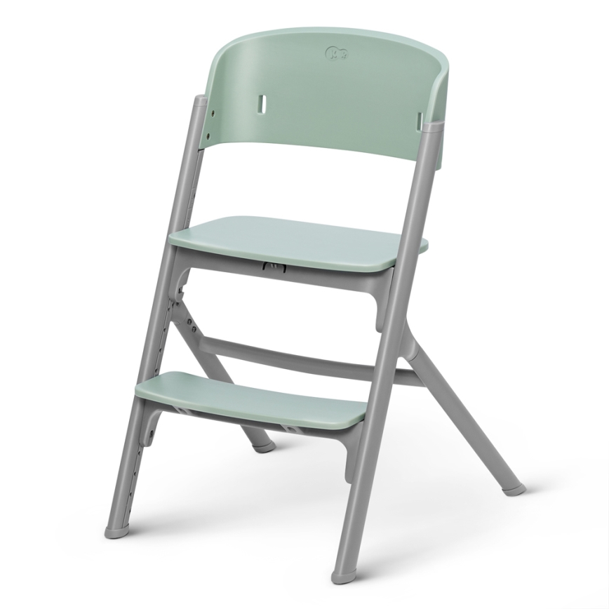 KINDERKRAFT SELECT - Laste söögitool 3-ühes LIVY Premium Olive roheline + lamamistool CALMEE