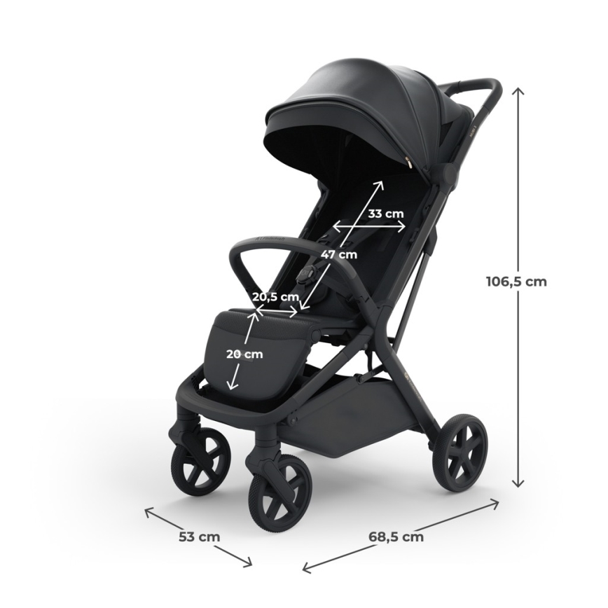 KINDERKRAFT SELECT - NUBI 3 spordikäru Midnight Black