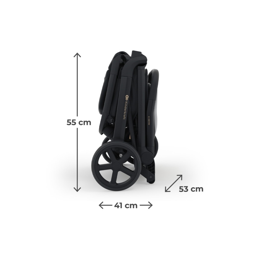 KINDERKRAFT SELECT - NUBI 3 spordikäru Midnight Black