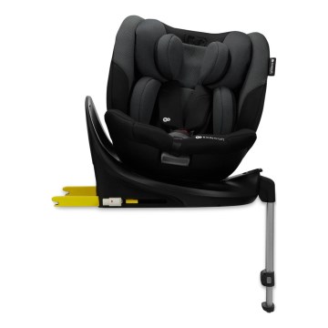 KINDERKRAFT SELECT - Pööratav turvatool I-FIX alusega (40-150 cm) grafiitmust