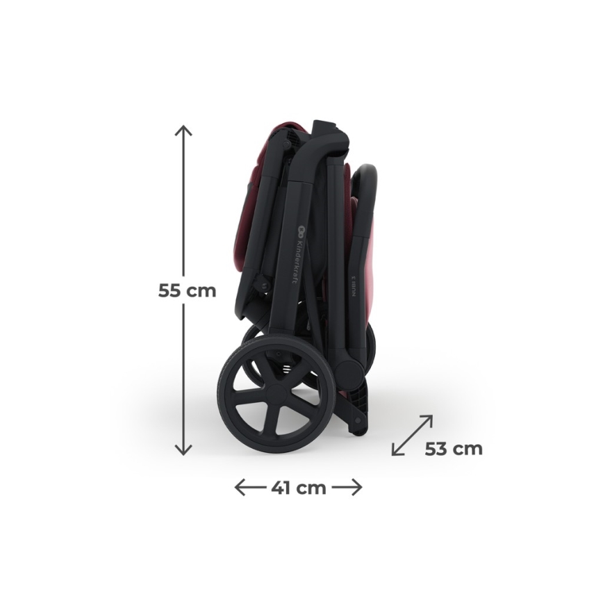 KINDERKRAFT SELECT - Spordikäru NUBI 3 Dark Ruby