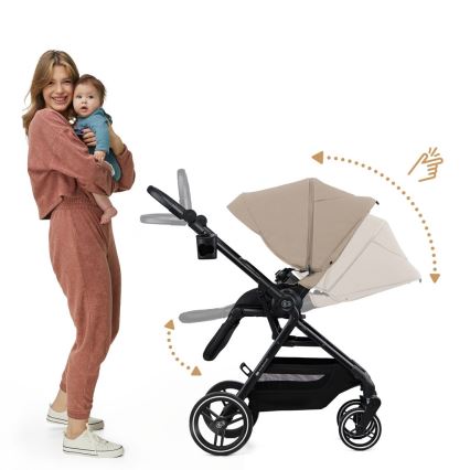 KINDERKRAFT SELECT - spordikäru YOXI, liivbeež