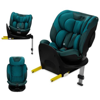 KINDERKRAFT SELECT - pöörleva I-FIX alusega laste turvatool (40-150 cm) Harbor sinine