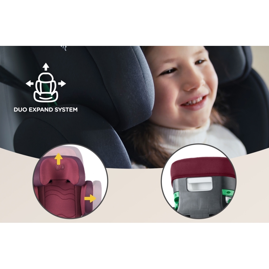 KINDERKRAFT SELECT - Turvatool XPAND 2 i-Suurus (100-150 cm) Premium Cherry pearl