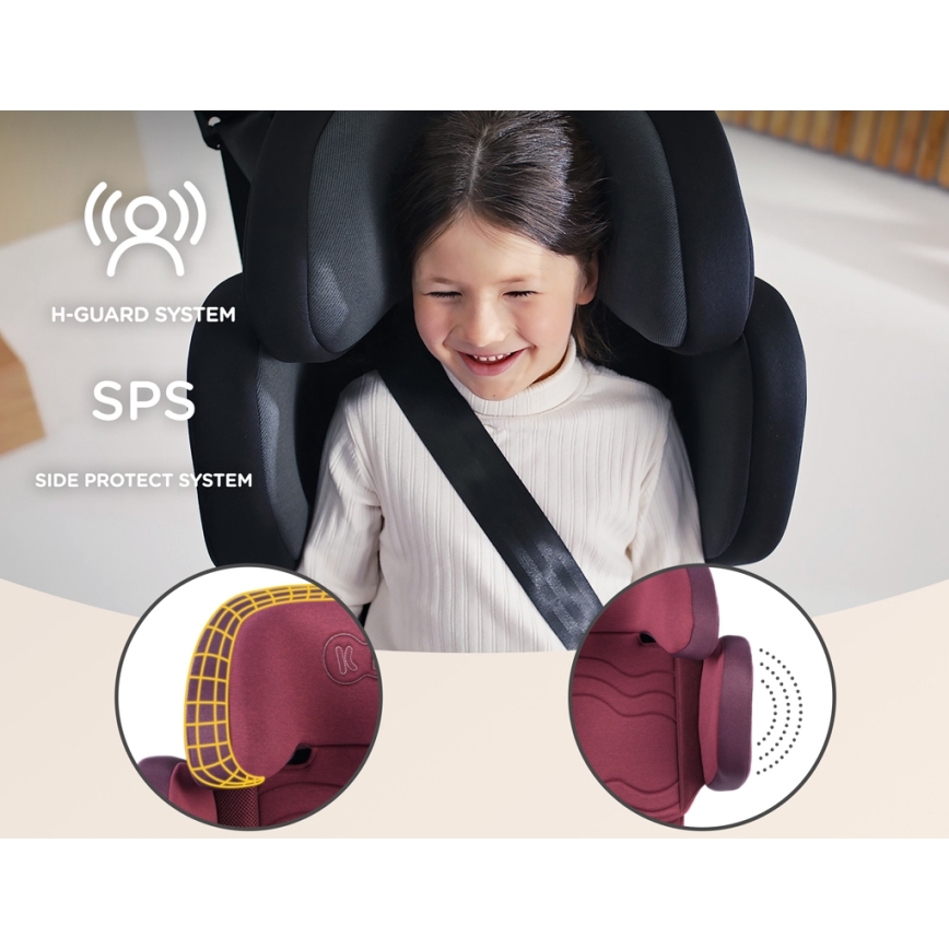 KINDERKRAFT SELECT - Turvatool XPAND 2 i-Suurus (100-150 cm) Premium Cherry pearl