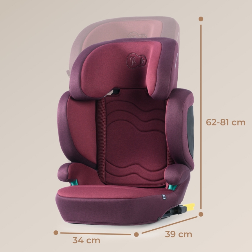 KINDERKRAFT SELECT - Turvatool XPAND 2 i-Suurus (100-150 cm) Premium Cherry pearl