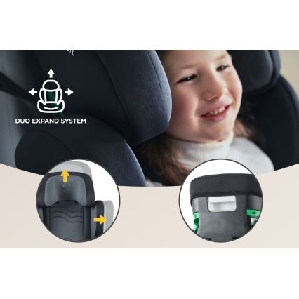 KINDERKRAFT SELECT - Turvatool XPAND 2 i-Suurus (100-150cm) Premium Graphite must