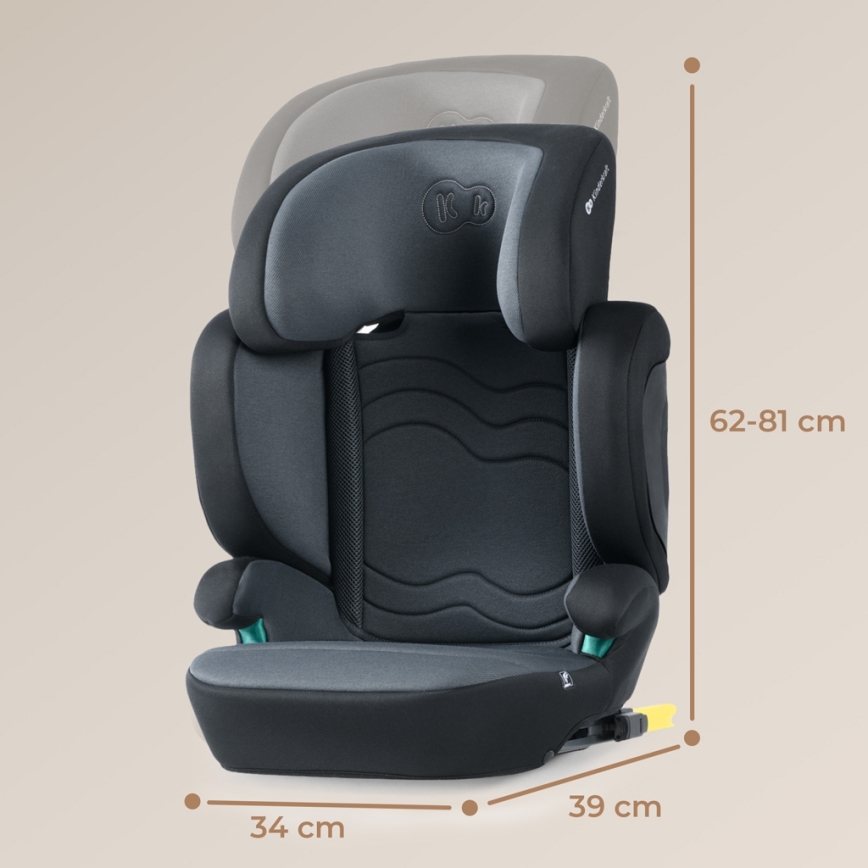 KINDERKRAFT SELECT - Turvatool XPAND 2 i-Suurus (100-150cm) Premium Graphite must