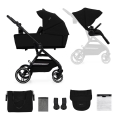 KINDERKRAFT SELECT - Universaalne vanker 2in1 YOXI Pure must