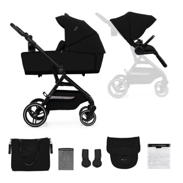 KINDERKRAFT SELECT - Universaalne vanker 2in1 YOXI Pure must