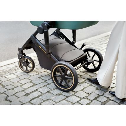 KINDERKRAFT SELECT - Universaalne vanker 3-ühes PRIME 2 Premium Dark roheline + turvatool